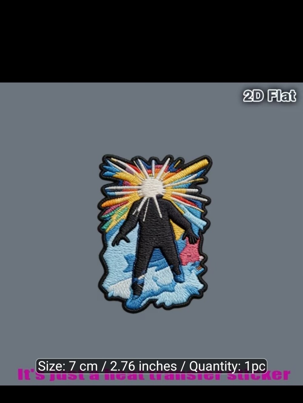 Radiant THE THING Embroidered Patch - Multicolor